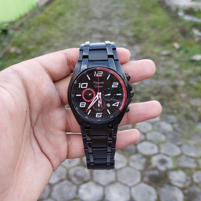 jam tangan Alexandre Christie AC second bekas seri 6344MC