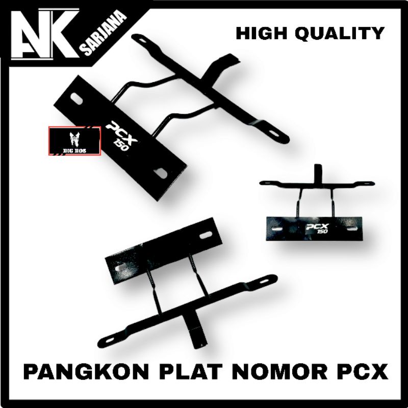 BRACKET PLAT NOMOR PCX 150 PANGKON DUDUKAN PLAT NOMOR HONDA PCX 150