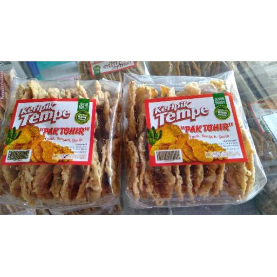 

お Makanan Ringan Terlaris Keripik tempe jeruk purut Pak Tohir / kripik tempe 200gr ➤