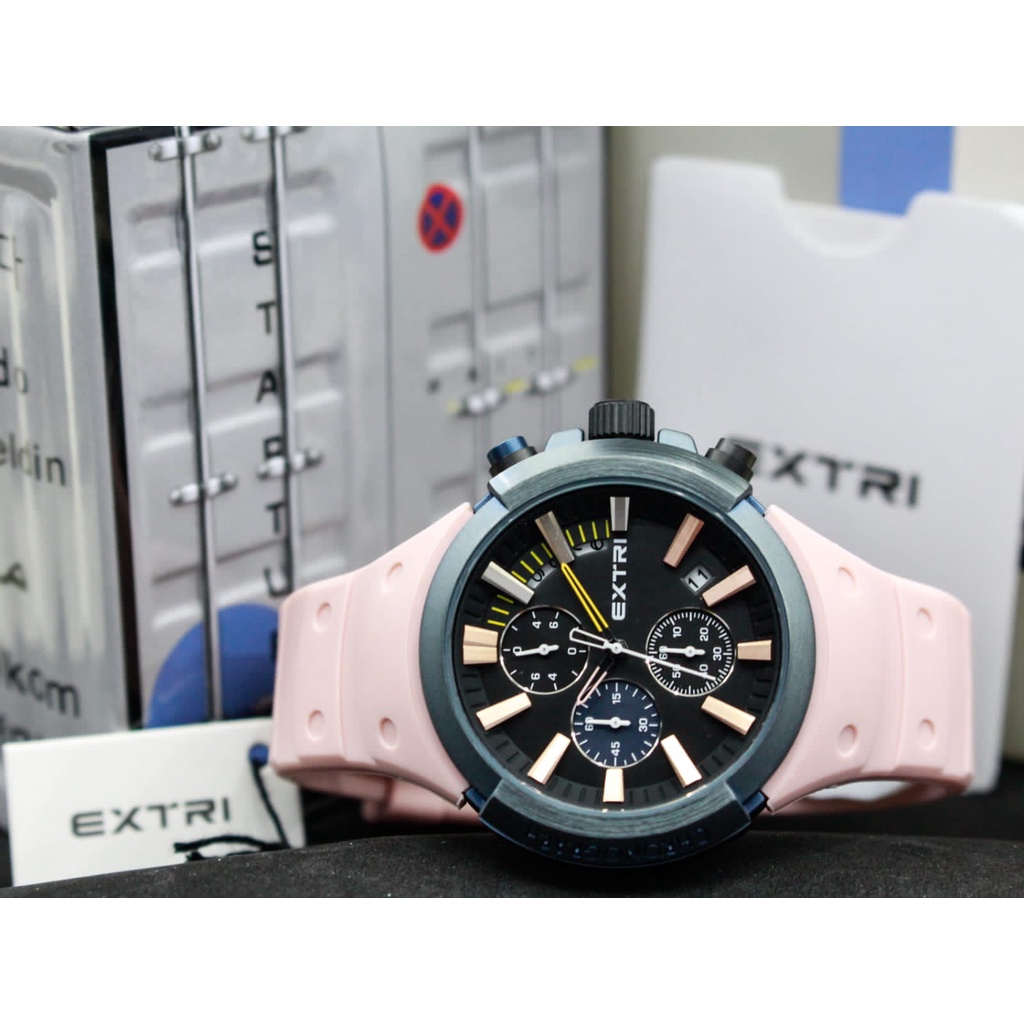 Jam Tangan Pria EXTRI Watch Original X6058 Special Edition EXTRI Container Box FIFA WORLD CUP 2022 QATAR 974 STADIUM