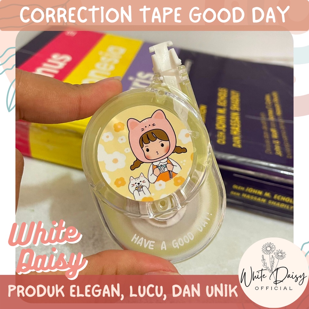 

Correction tape Good Day Girls Premium motif cewek imut twinggo lucu