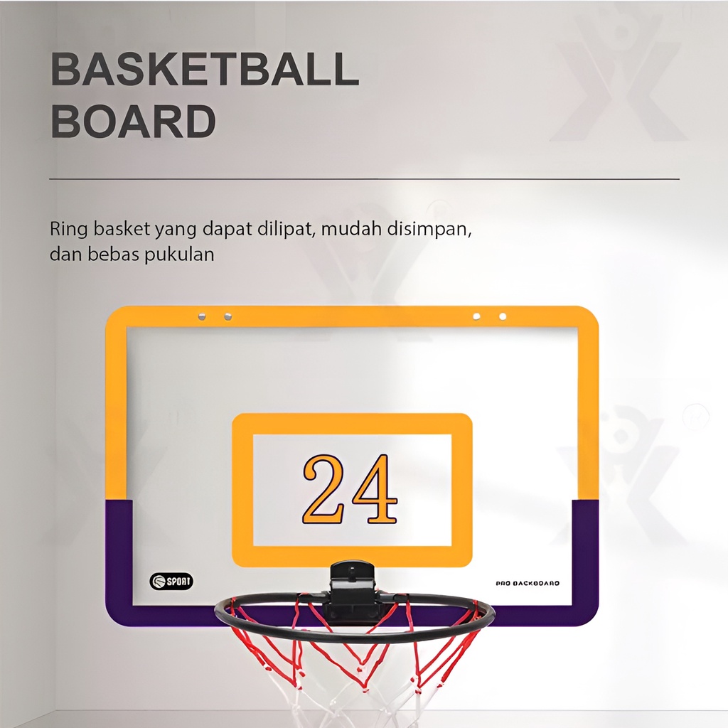 Mainan Bola Basket Ring | Mainan Outdoor Olahraga Anak Shoot Basket Ball | Mainan Anak Laki Laki 3-4-5-6-7 Tahun Seru Untuk Keluarga