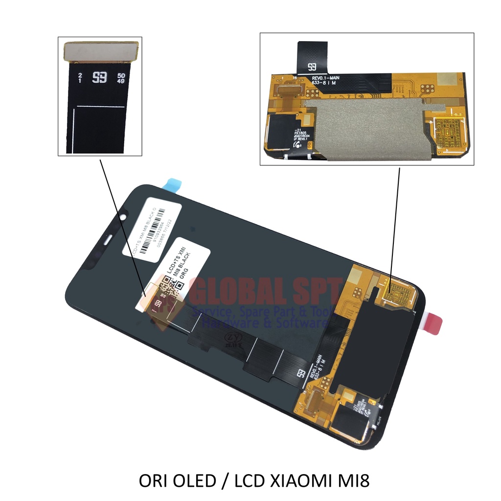 ORI OLED / LCD TOUCHSCREEN XIAOMI MI8