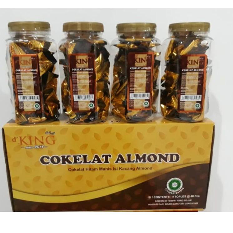 

☺☺» Cokelat Kacang Almond Bonibol D'King Per Dus isi 4 Toples