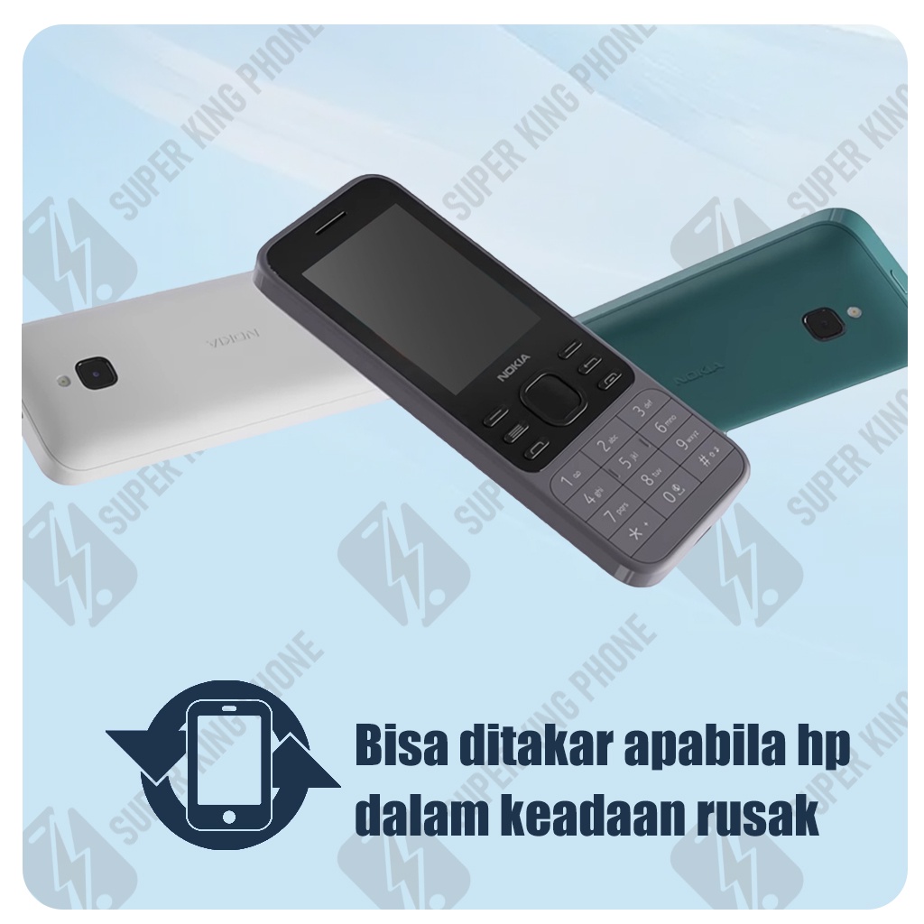 Super King New Nokia 6300 2021 HANDPHONE Nokia Hp murah Mobile Phone Only 2G