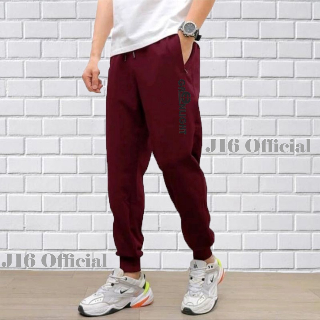 Celana Jogger PREMIUM GREENLIGHT Sweatpants Pria Wanita Training Panjang Olahraga Outdoor