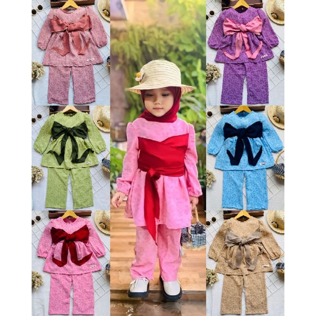 2-5 TAHUN SETELAN LESTI VIRAL PREMIUM ONE SET LESTI SETELAN ANAK PEREMPUAN VIRAL LESTI PREMIUM