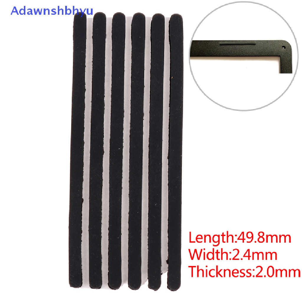 Adhyu 6pcs/lot Pad Karet Bingkai Layar Untuk Lenovo Dell HP ASUS Laptop Foot Pad Kaki ID