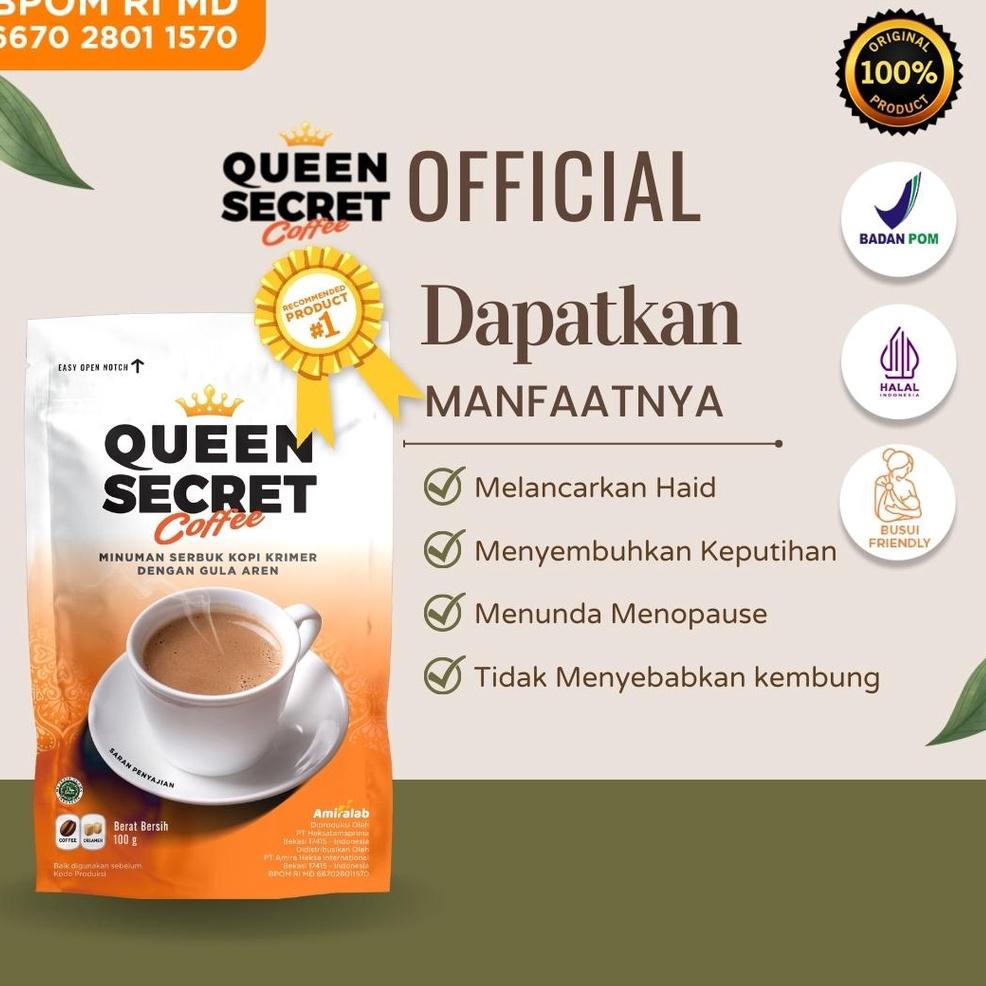 

zcy81 AMIRALAB Queen Secret Coffee Minuman Kopi Herbal Solusi Membantu Kesehatan Wanita 100 Gr .,,.,.,