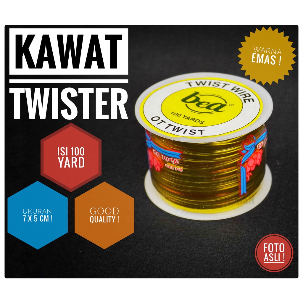 

pita kawat souvenir gold