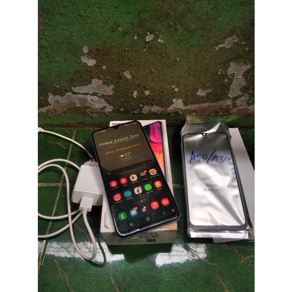 Samsung a50 4/64 Minus Lcd Retak Orian normal