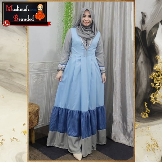 DEURA Busana Muslim Terbaru / Dress Deura / Gamis Deura Original / Setelan Gamis Deura 279 MUSLIMAH 