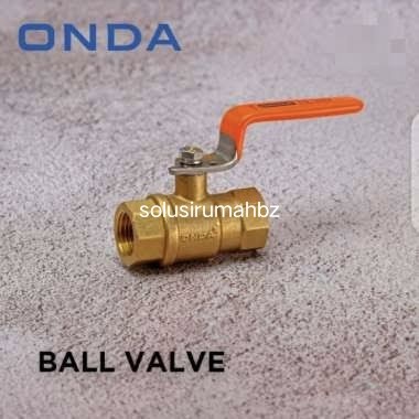 Ball valve Kuningan 1/2&quot; onda Stop keran Kuningan kran ballvalve 1/2