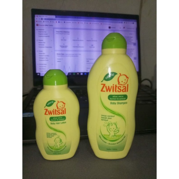 zwitsal shampo 100ml + hair lotion 50ml