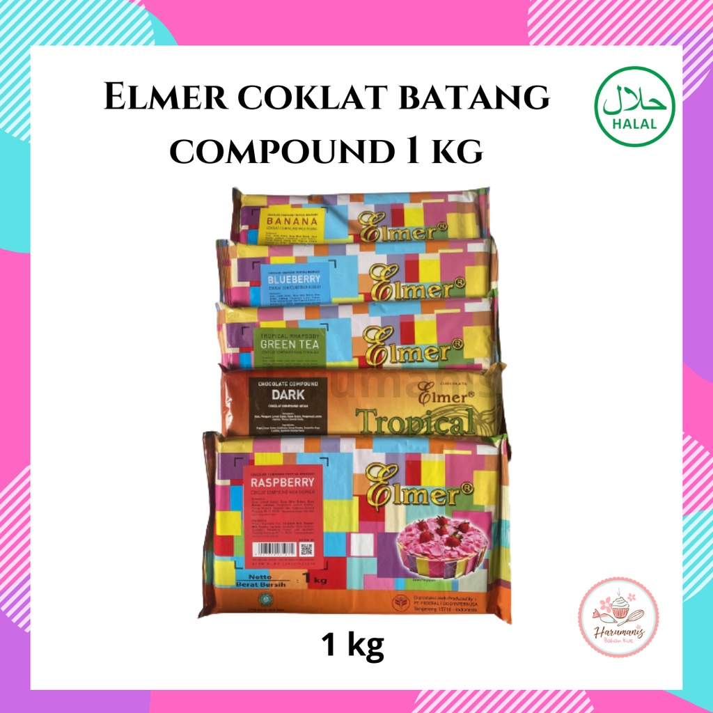 

Elmer Coklat Batang Compound Aneka Warna Rasa 1 kg