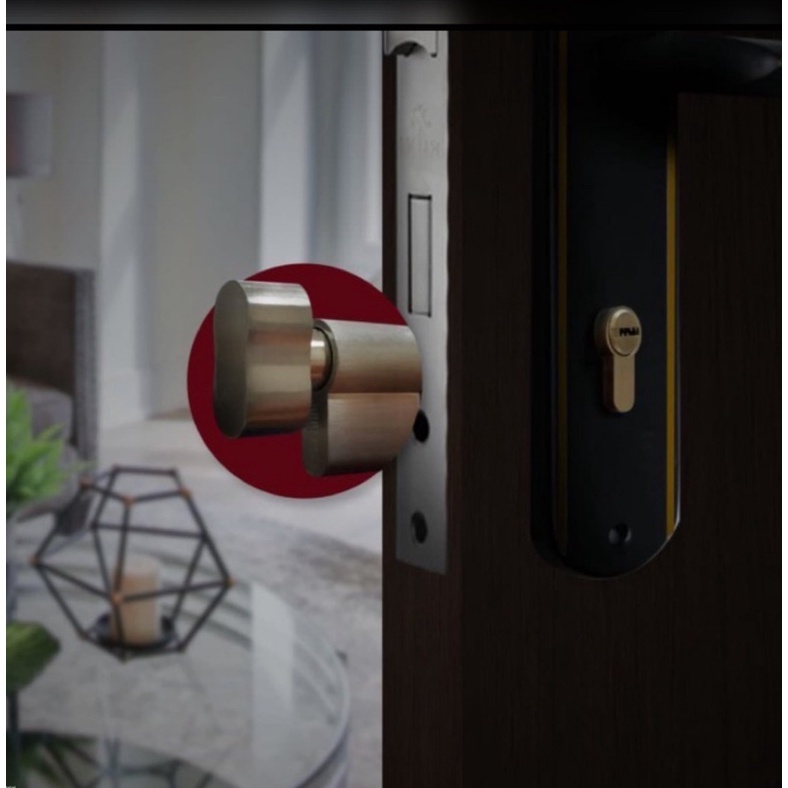 Promo Cylinder/ Silinder Kunci Pintu Kecil KODAI Kodai Cylinder Knop Putar WC 60 mm Kunci knop kodai KODAI Cilinder kunci cilinder knop/putar,knop cylinder 60 mm garansi 5 tahun Kodai KODAI KUNCI