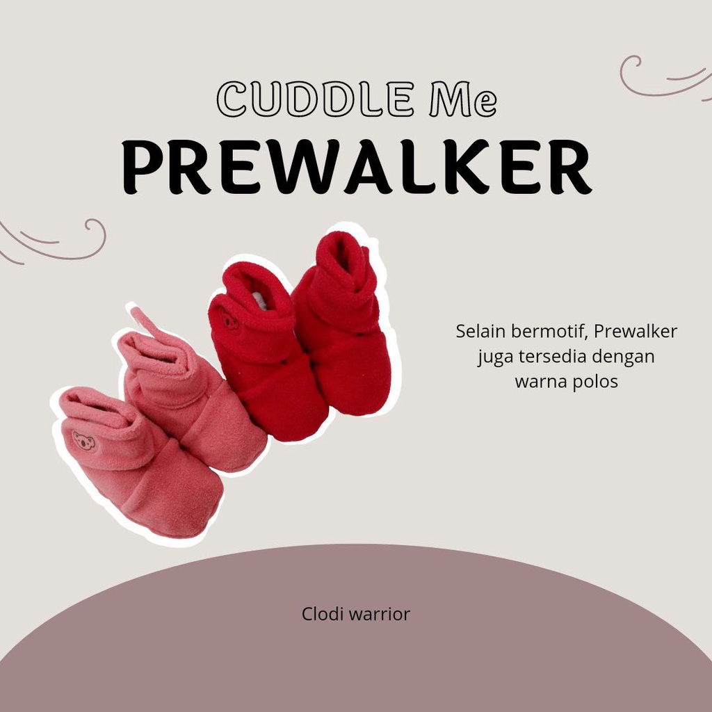 (Bisa COD)  CUDDLE ME prewalker - sepatu bayi 6 bulan - 1 tahun