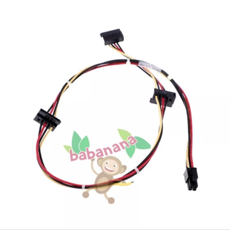 ATX 4 pin to 3 sata power kabel splitter converter hdd ssd type 2