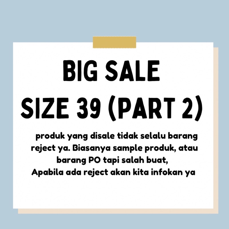 Thethingscorner - SALE SIZE 39 (PART 2)