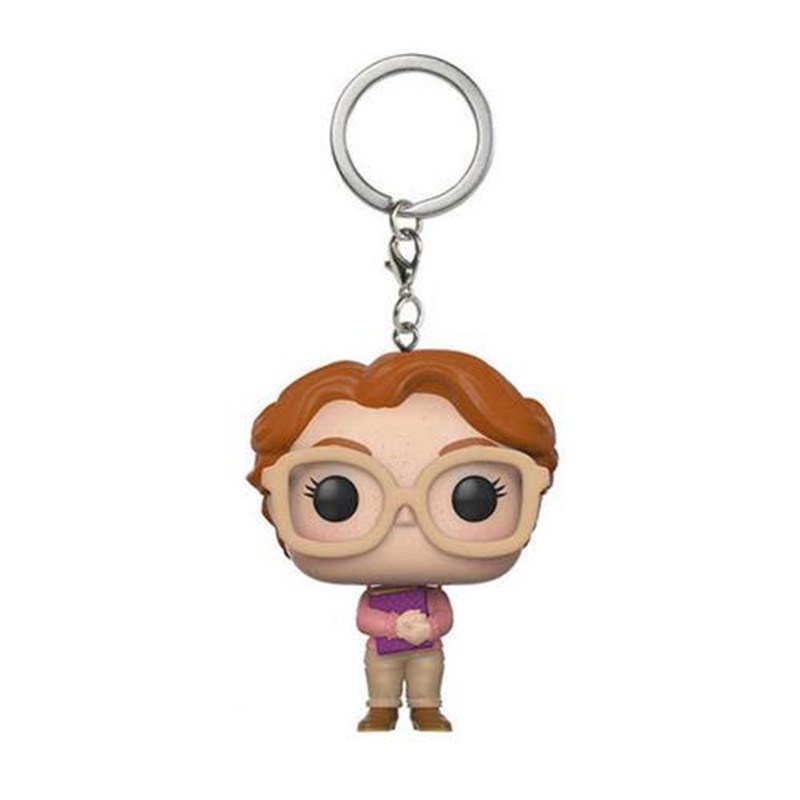 Stranger Things Gantungan Kunci Action Figure Toys Sebelas Dengan Eggos Demogorgon Model Vinyl Boneka Keyring Hadiah Ulang Tahun Anak