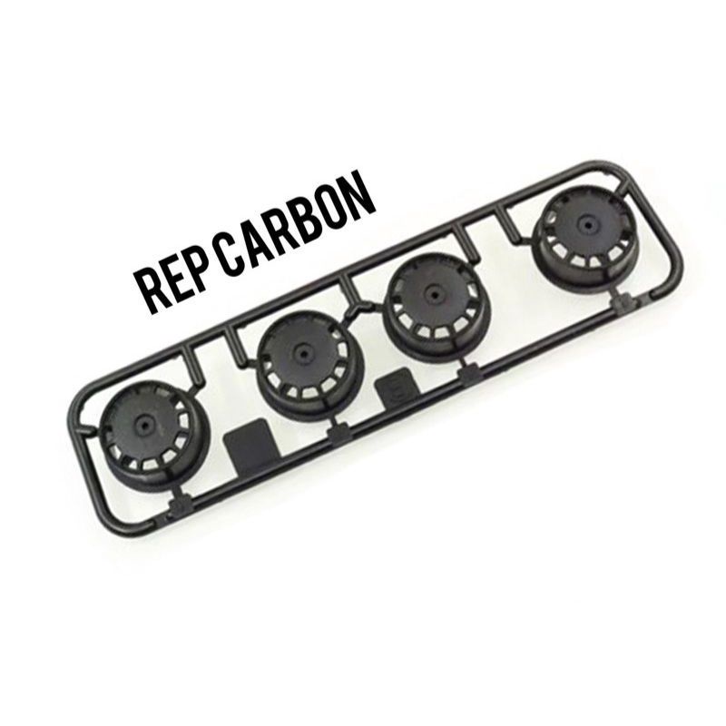 REP TAMIYA VELG DISH MEDIUM CARBON LOW PROFILE