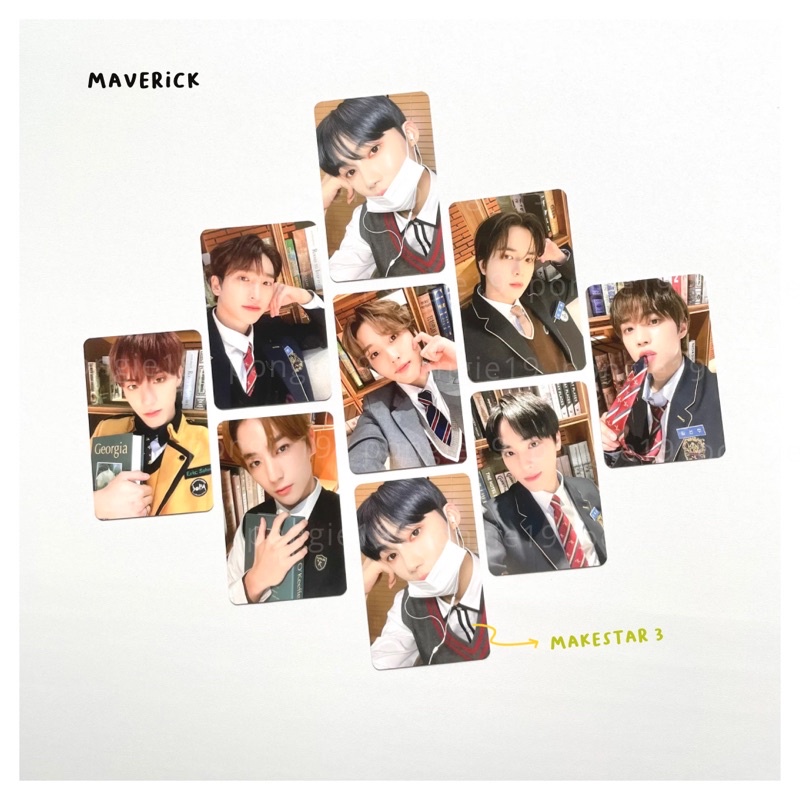 THE BOYZ MAVERICK MAKESTAR 3 PHOTOCARD / PC / ERIC / SANGYEON / HYUNJAE / NEW / JACOB / YOUNGHOON / 