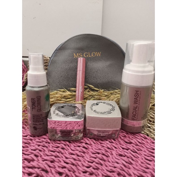 MS GLOW BEUTY SKINCARE PAKET PERAWATAN WAJAH