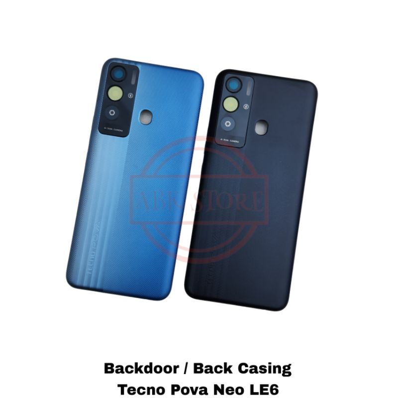 TUTUP BELAKANG BACKDOOR BACKCOVER BACK CASING TECNO POVA NEO LE6 HOUSING