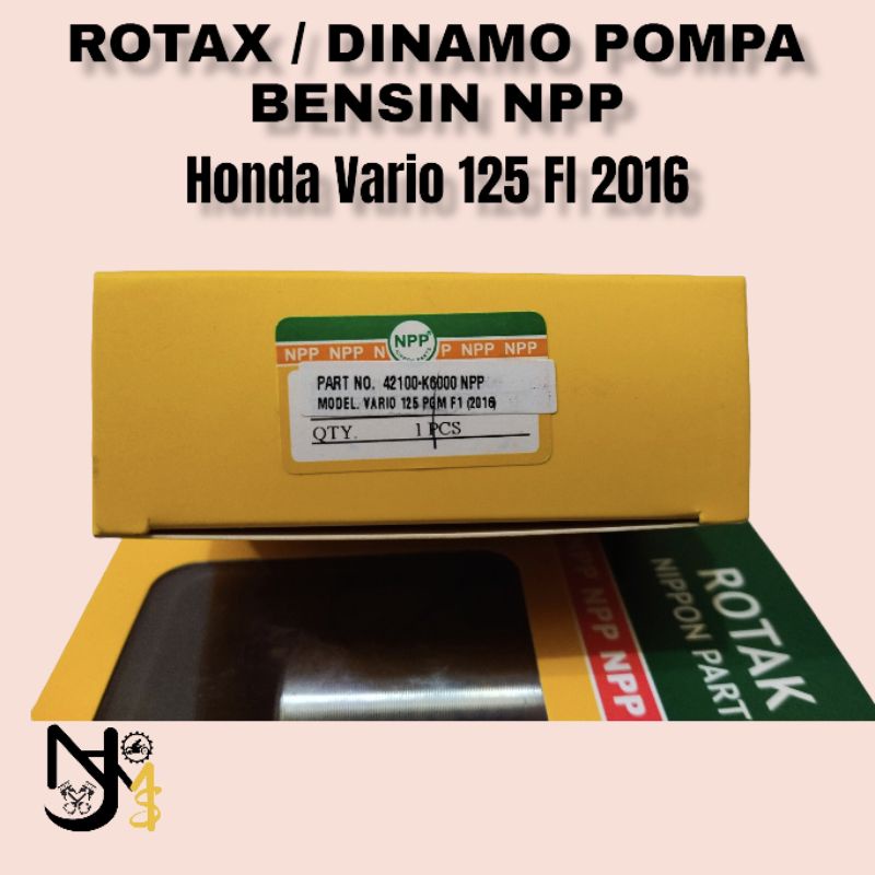 NPP ROTAX / DINAMO POMPA BENSIN VARIO 125 PGM FI 2016 KODE K60