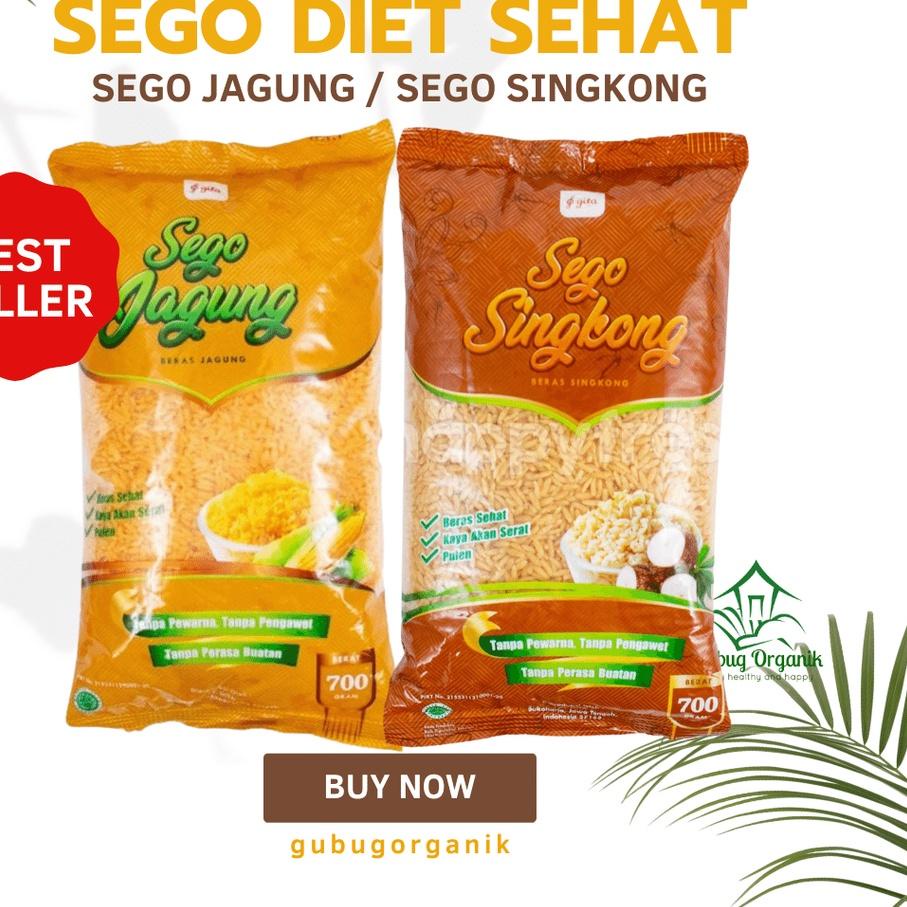

Terlaku.../ Sego Jagung / Beras Jagung / Sego Singkong 700gr Nasi Jagung / Nasi Singkong