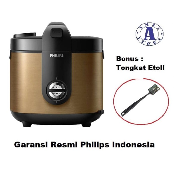 Philips Hd3128 Rice Cooker Jar Pro Ceramic 2 Liter - Magic Com Gold #Original