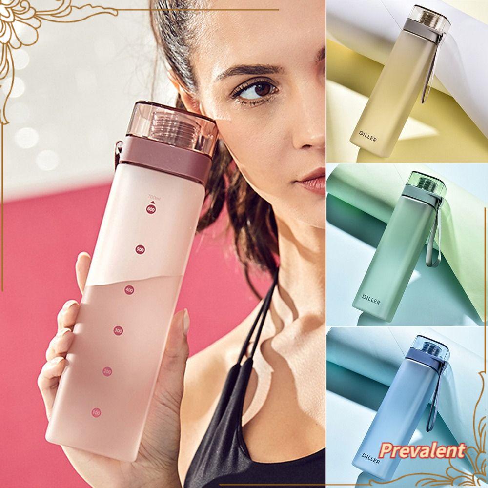 Preva Water Bottle Botol Gym Transparan Portabel Anti Bocor