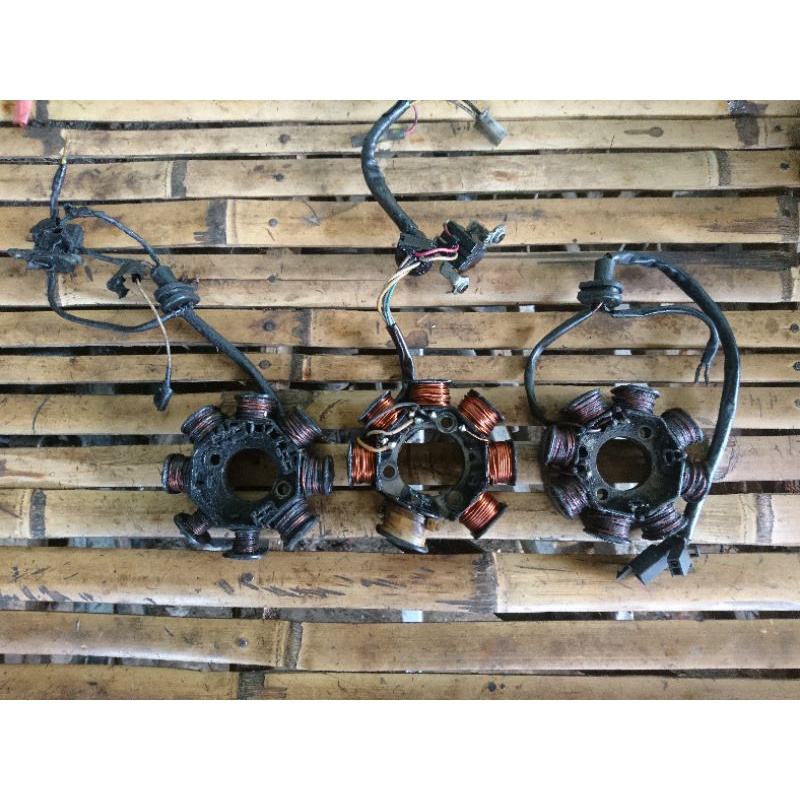 Lilitan Spul Vega ZR Jupiter Robot Smash Original Bekas Copotan Motor Second 2nd