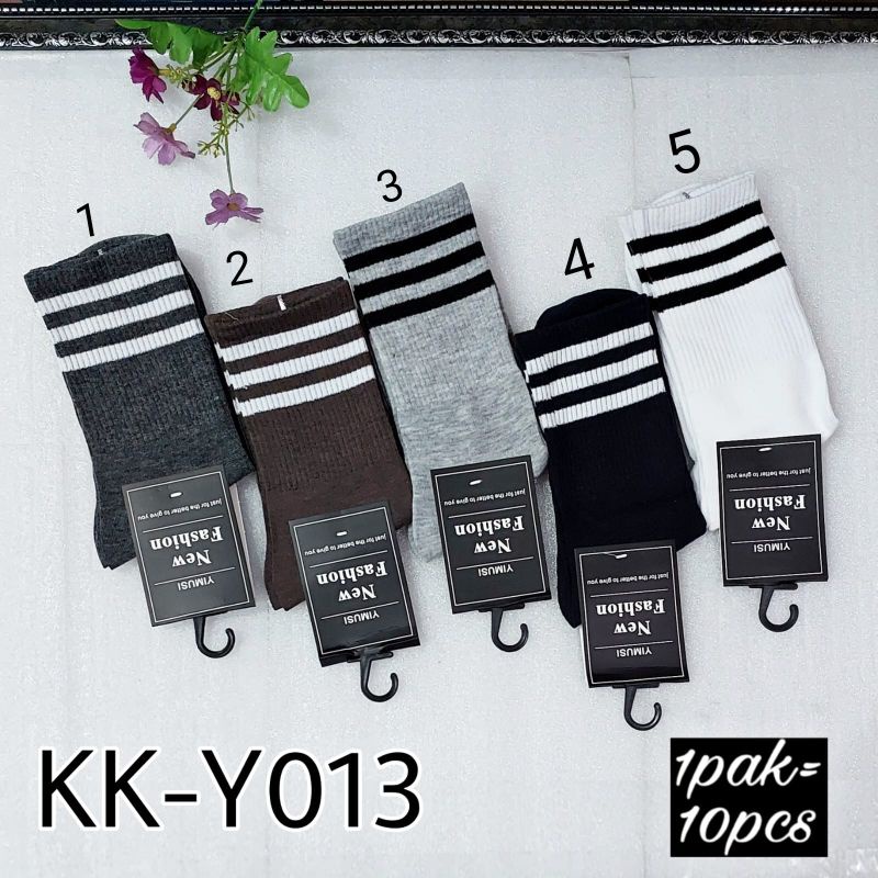 kaos kaki pria panjang katun Y013