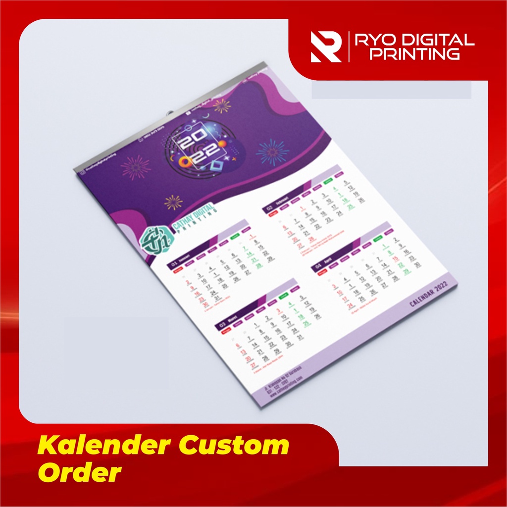 

Kalender Custom Order