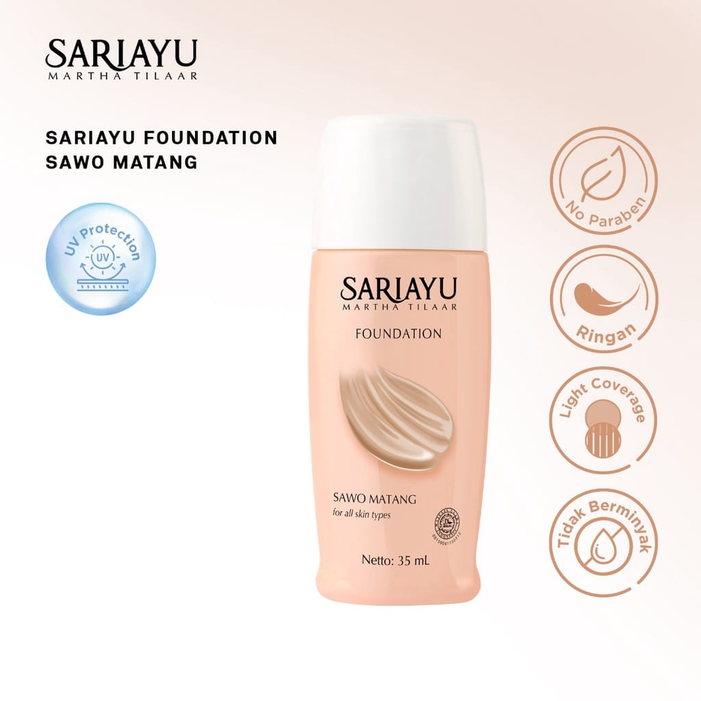 (JB99) Sariayu Liquid Foundation - Foundation Cair 35 ML