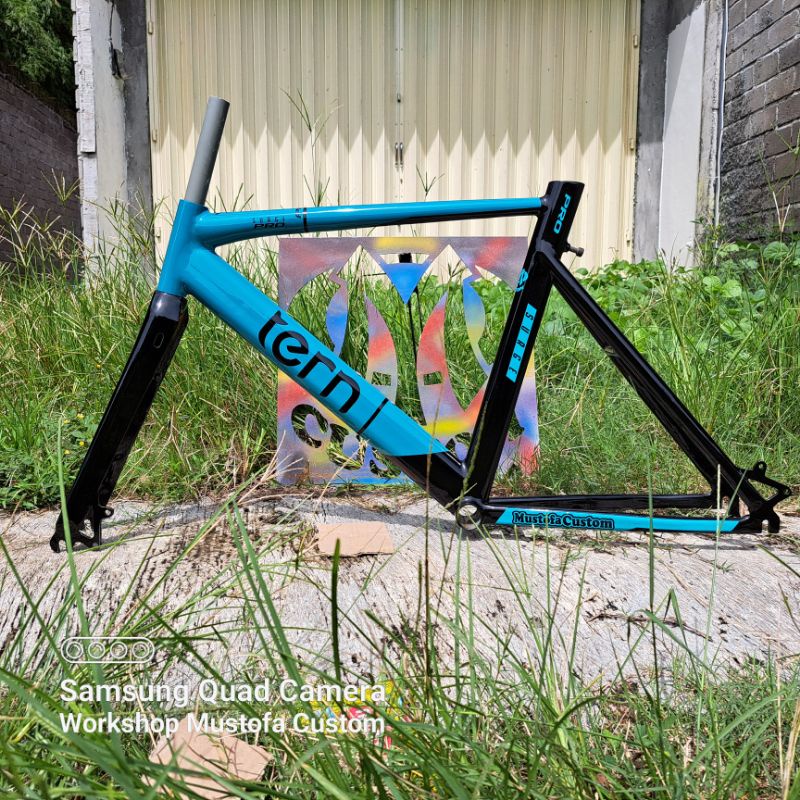 Frame Sepeda Minivelo Custom ( Model Tern Surge Pro  )