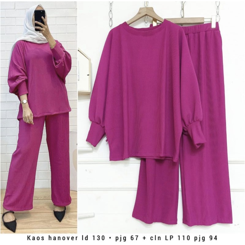 Setelan clarke batwing hanover