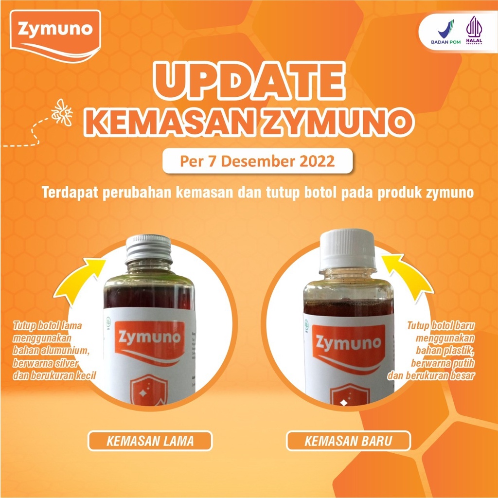 Paket Bebas Kanker 5 Botol Zymuno - Vitamin Herbal Cegah kanker Tingkatkan Daya Tahan Tubuh Imun Jaga Kesehatan Tubuh Cegah Flu Demam Batuk Masalah Pencernaan Bantu Percepat Penyembuhan Penyakit Booster Imun