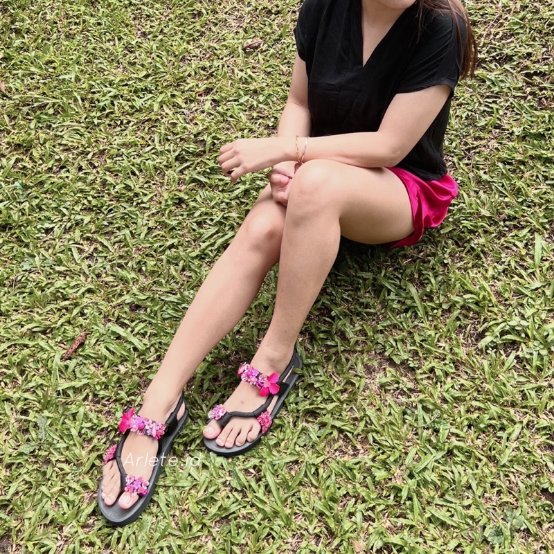 ARLETE.ID Emily (Beads Sandal - Sandal Mote/Manik Bunga Wanita)