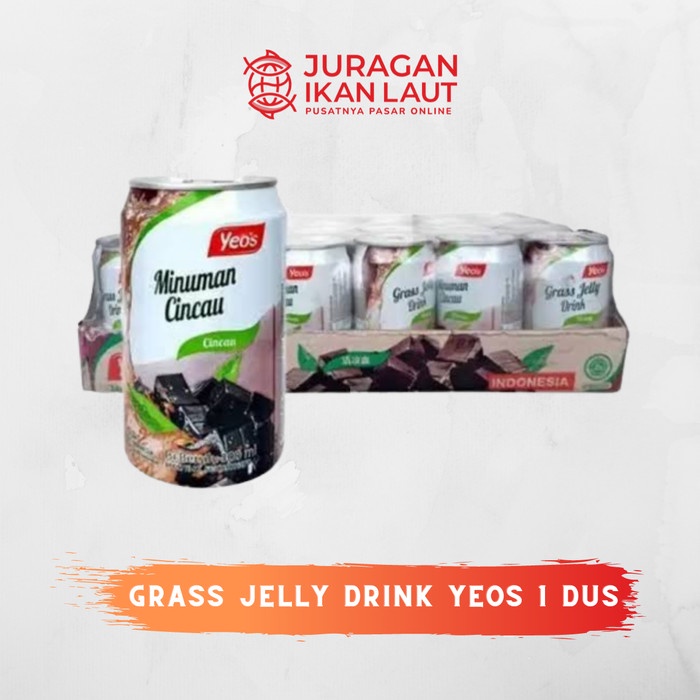 

Grass Jelly Drink Yeos 1 Dus - Isi 24 Pcs