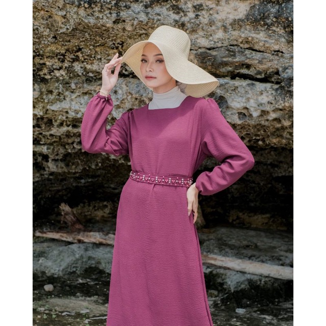 Baju gamis mermaid plain dress duyung longdress polos vintage / dress kondangan bridesmaid / WENDY D