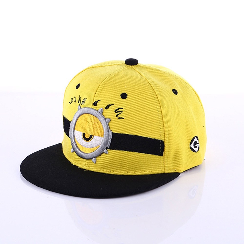 New Arrival Topi Baseball Anak Lucu Bordir Mata Besar Kartun Anak Laki Laki Perempuan Snapback Kid Hip Hop Sun Visor Hat