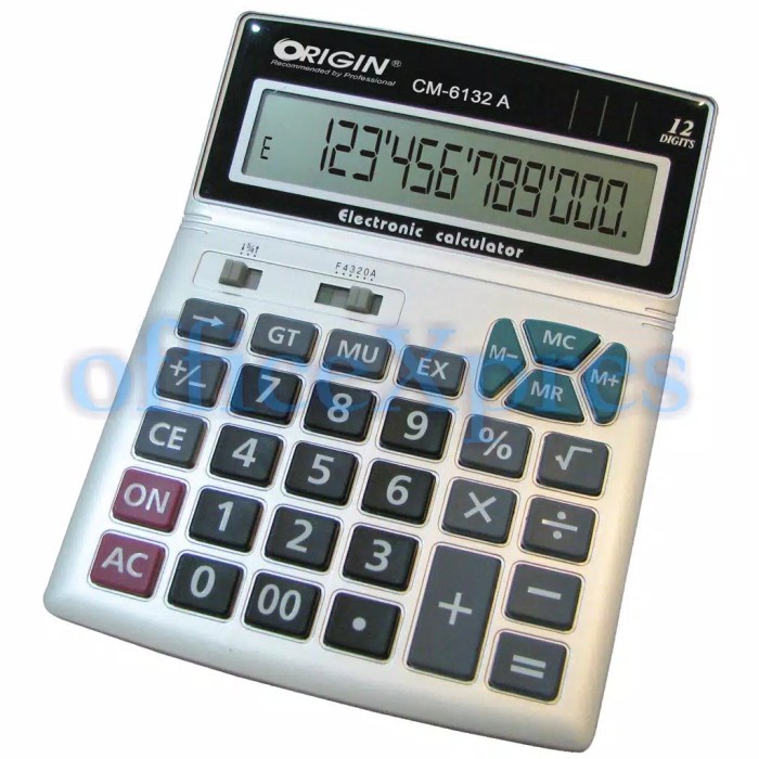 

NEW Kalkulator CM 6132A Origin
