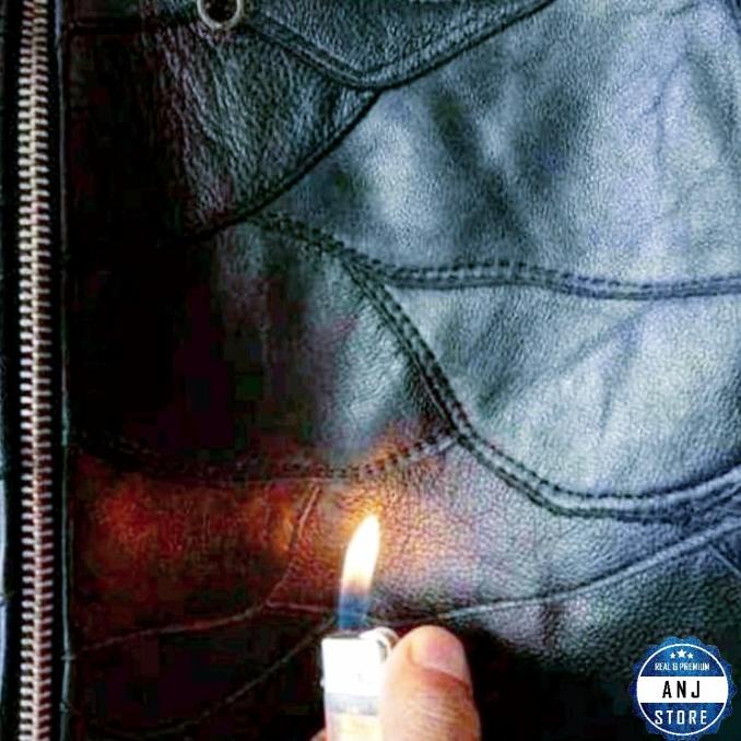 Jaket kulit asli garut jaket kulit sambung jaket pria 100% kulit asli