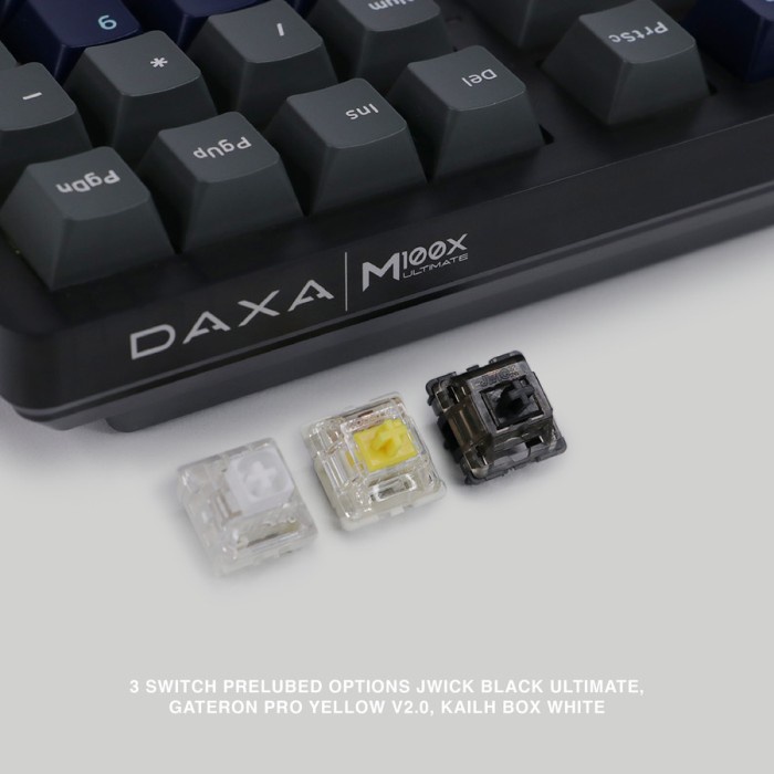 Rexus Daxa M100X Ultimate Wireless RGB - Mechanical Keyboard Gaming