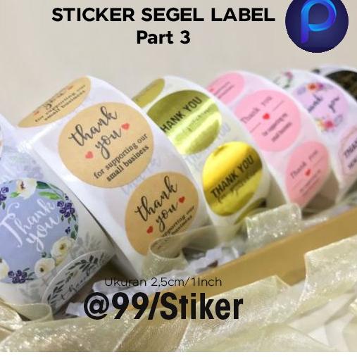 

COD (Isi 100Pcs) Sticker Thank You 2,5cm untuk Kue DIY Stiker Lucu Murah Part 3 ㅺ