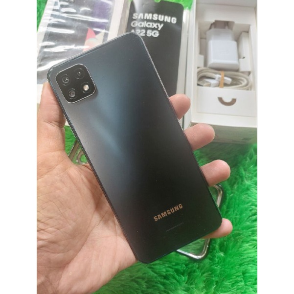 Handphone hp second bekas. Samsung A22 5G (no A32, A52) 6/128 fullori mulus 97%