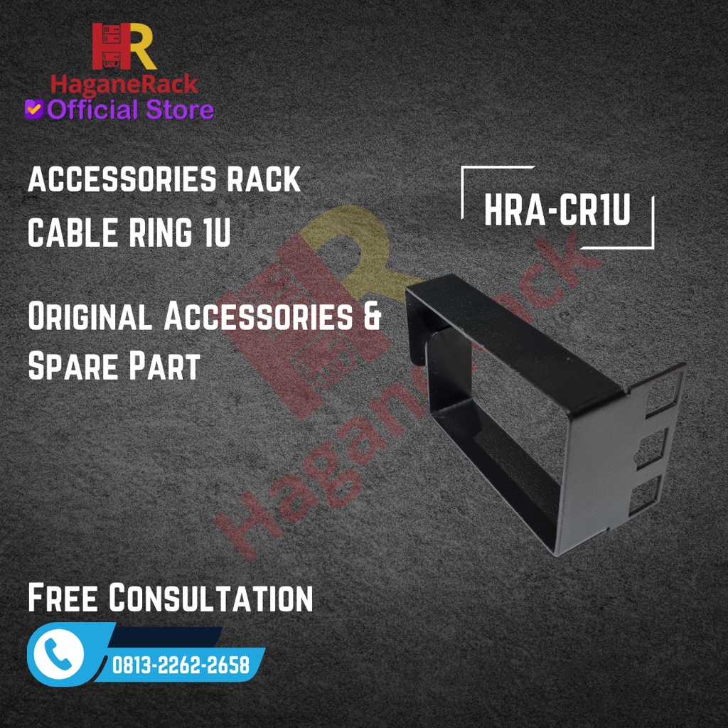 

Cable Ring 1U / Cable Holder / Cable Ring Holder