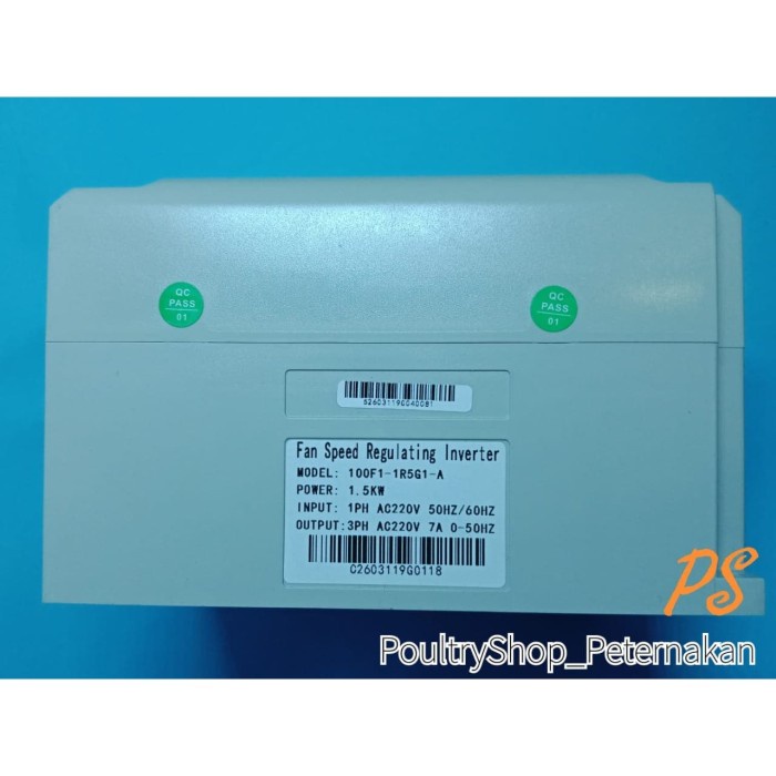 Penghemat Inventer 1 Phase 220V To 3 Phase 220V 1,5Kw